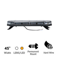 Opti-luxx LB3000 Series Fontana 45" Clear/Amber Light Bar (CL-1) (Bracket Mount, 3-Wire Connection)