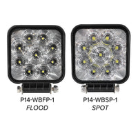 TecNiq P14 Steelhead 9 LED Square Heavy Duty Work Light