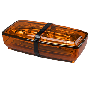 Opti-luxx LB1100 Series Sonoma 11" Amber/Amber Light Bar (Cl-1) (Post Mount, 3-Wire Connection)