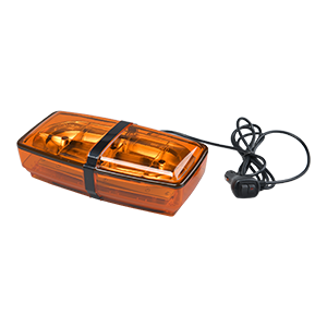 Opti-luxx LB1100 Series Sonoma 11" Amber/Amber Light Bar (Cl-1) (Magnet Mount, Cigarette Lighter Plug)
