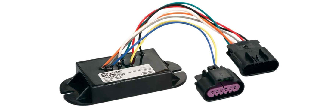 Car wiring harness with connectors on a white background