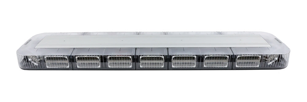 Long rectangular light bar with multiple small lights on a white background