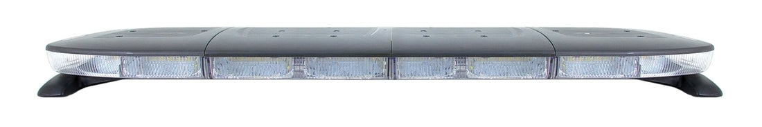 Long, narrow lightbar with multiple LED lights on a white background