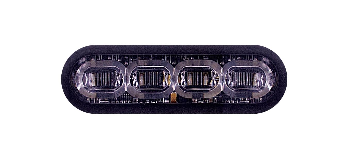 Rectangular LED light bar on a white background