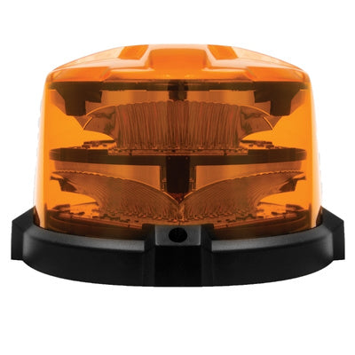 Orange rotating beacon SoundOff VHB Magnetic Plate Adapter Kit on a white background