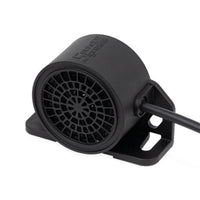 Black SoundOff WT100 Backup Alarm on a white background