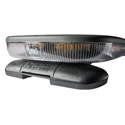Car side marker light on a white background