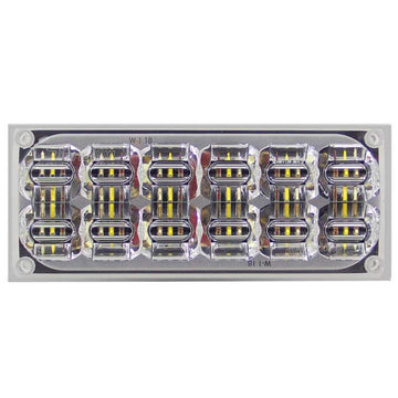 SoundOff mpower 7x3 - LED light panel with multiple small lights on a white background