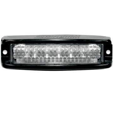 LED light bar with black housing on a white background