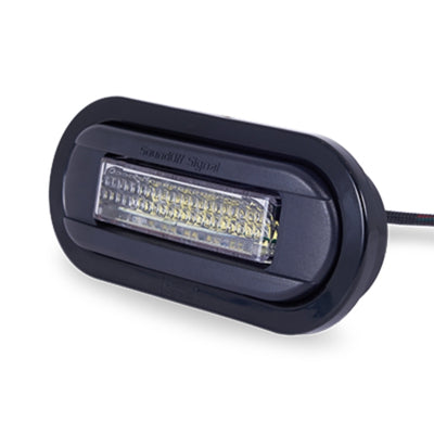 Single light with 'SoundOff' branding on a white background