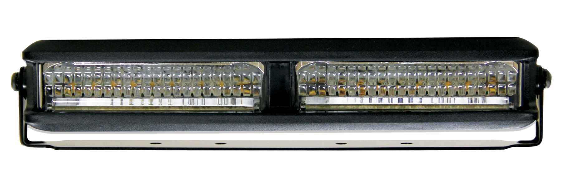 LED light bar with multiple lights on a white background
