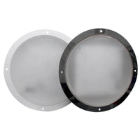 Two TecNiq E08 : 8" Recessed Medical Vehicle Interior Light in white