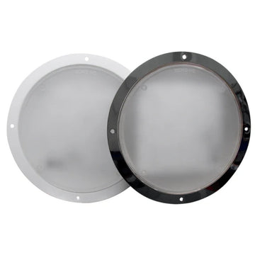 Two TecNiq E08 : 8" Recessed Medical Vehicle Interior Light in white