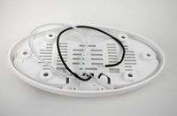 TecNiq E51 : Oval Surface Mount Dome Light backside showing two wire