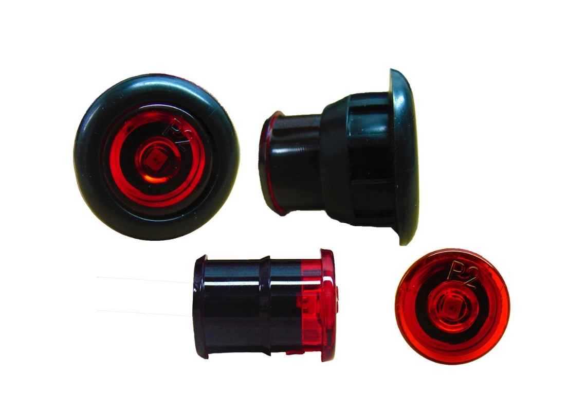 Black and red TecNiq S33 : P2 Rated Miniature Side Marker