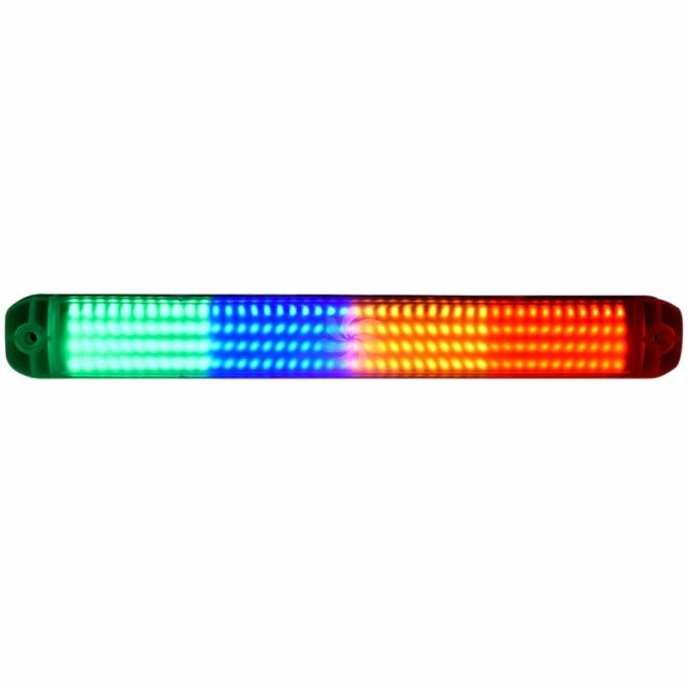 LED strip TecNiq T23 : Tank Level Light with red, blue, and green colors on a white background