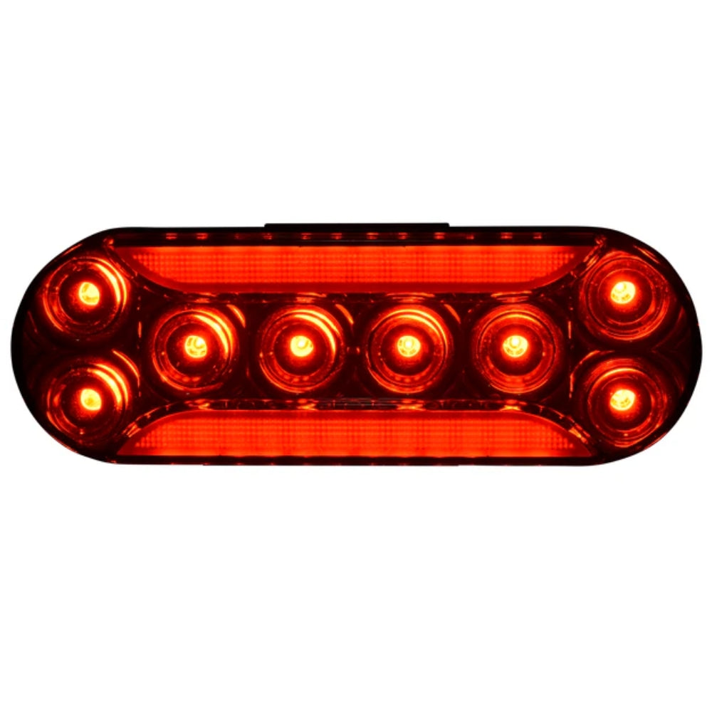 TecNiq T67 : 6" Oval - Diffused Strobe or DOT Lamp