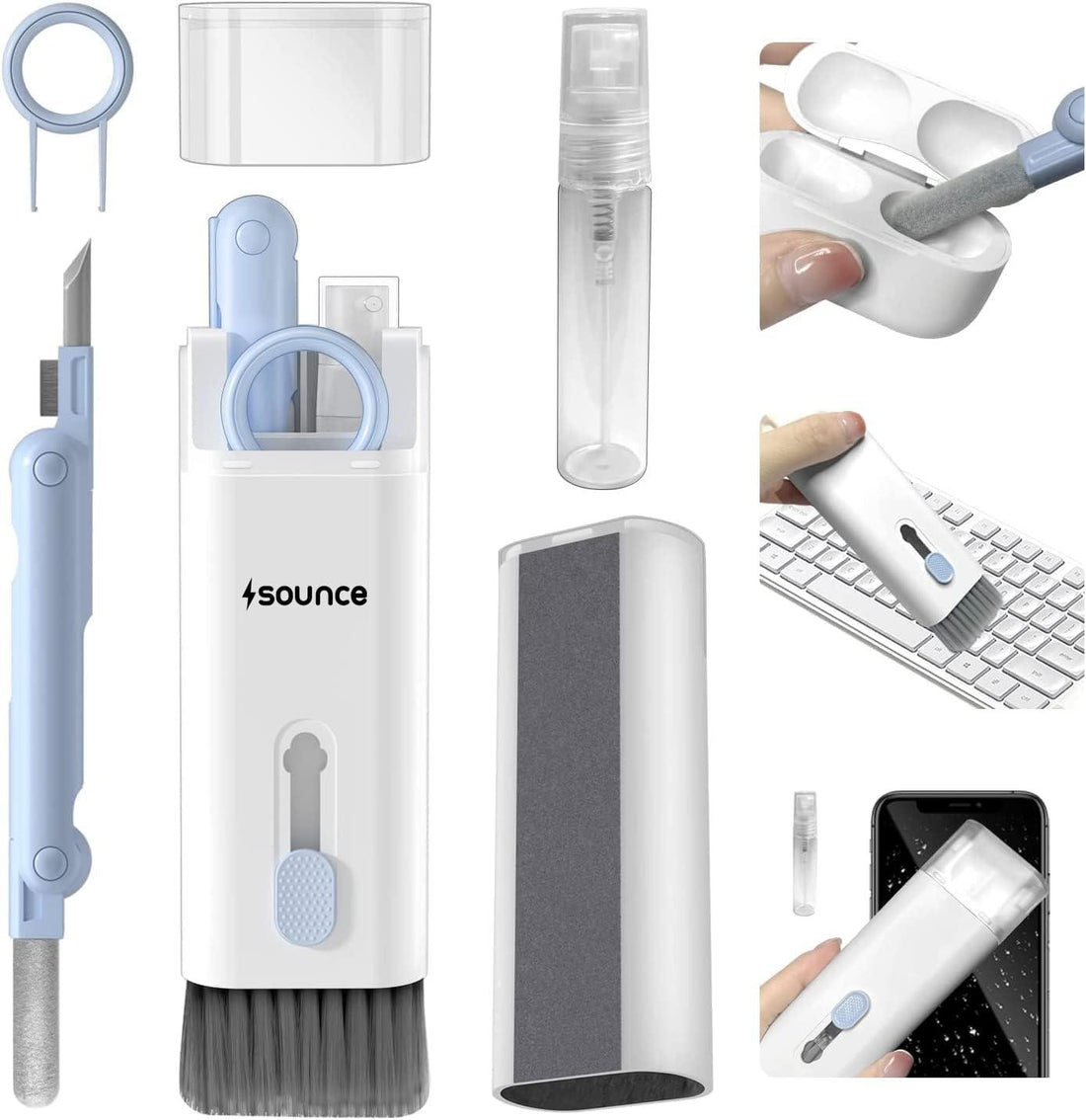 SoundOff Hardware Kit with cleaning wipe