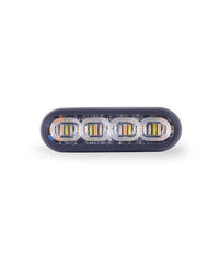 SoundOff mpower® 3" 3-wire Module w/ Quick Mount, for use with mpower Arrow Kit, SAE Class 1 & CA Title 13, 9-32 Vdc, Black Housing, 18 LED, Tricolor - Red/Blue/Amber
