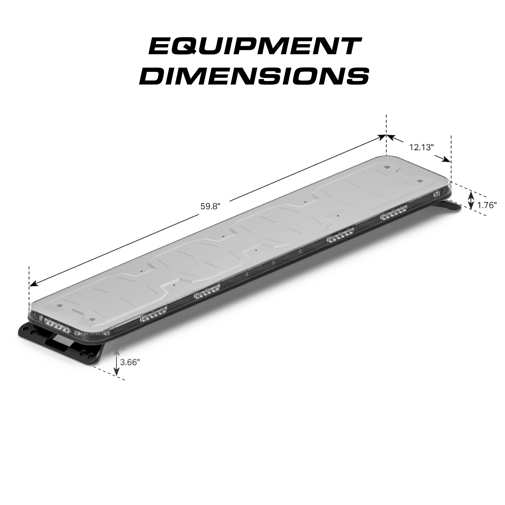 Feniex Fusion Amber Tow 60" Lightbar