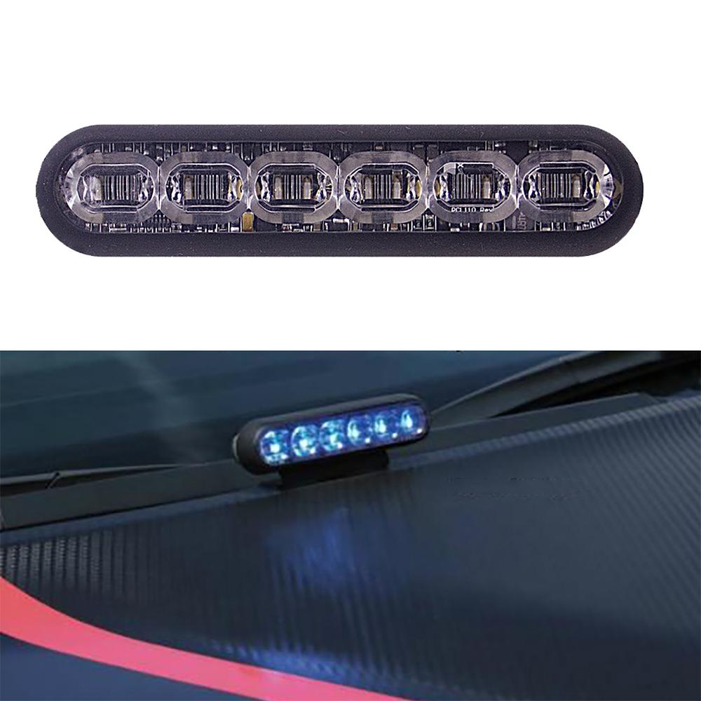 SoundOff mpower® 4" 3-wire Module w/ Quick Mount, for use with mpower Arrow Kit, SAE Class 1 & CA Title 13, 9-32 Vdc, Black Housing, 12 LED, Dual Color