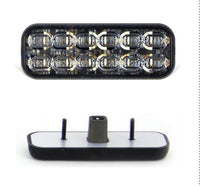 SoundOff mpower® Fascia 4x2 Light, Stud Mount, Amber & White LEDs