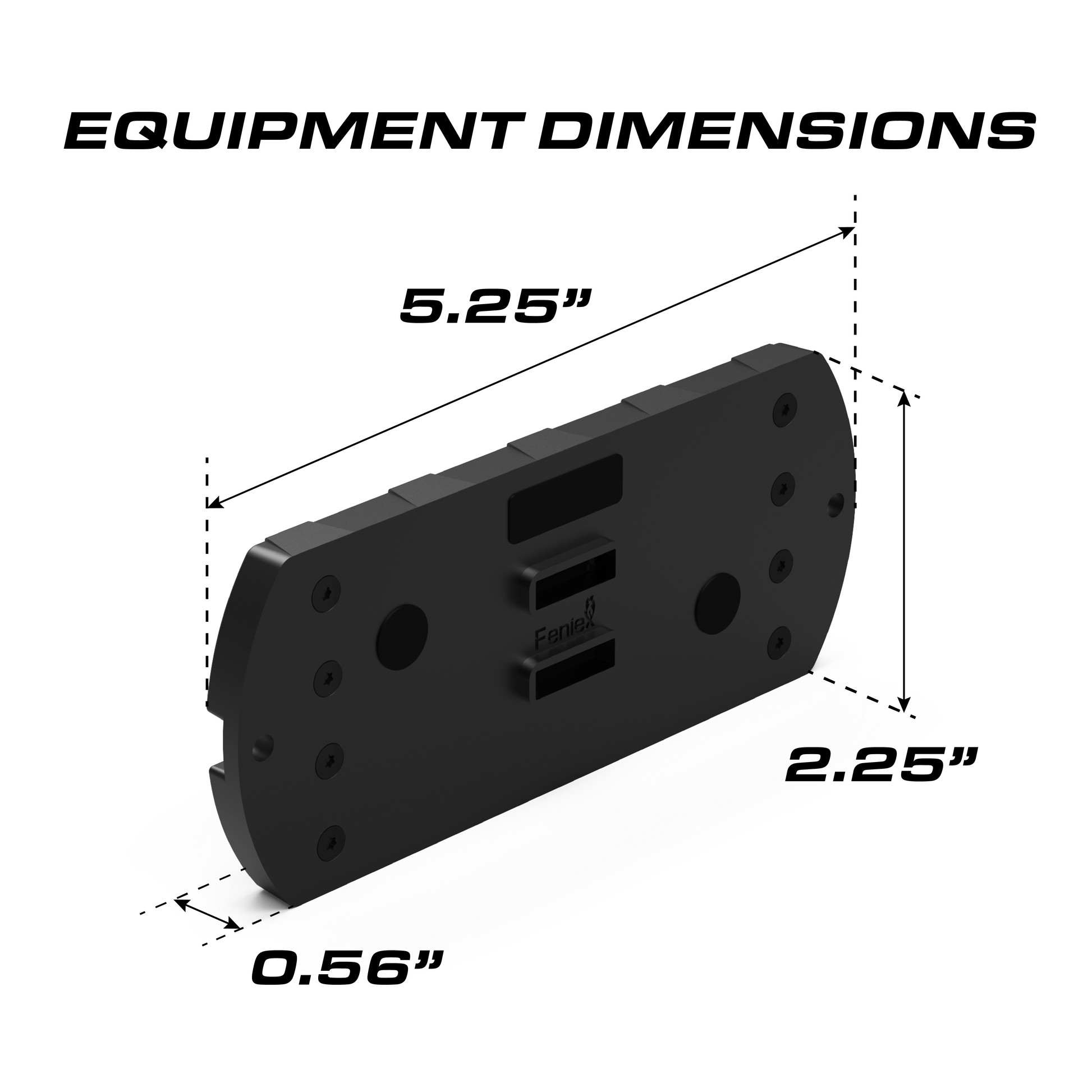 Feniex Q-Flat-Dual-Surface Mount