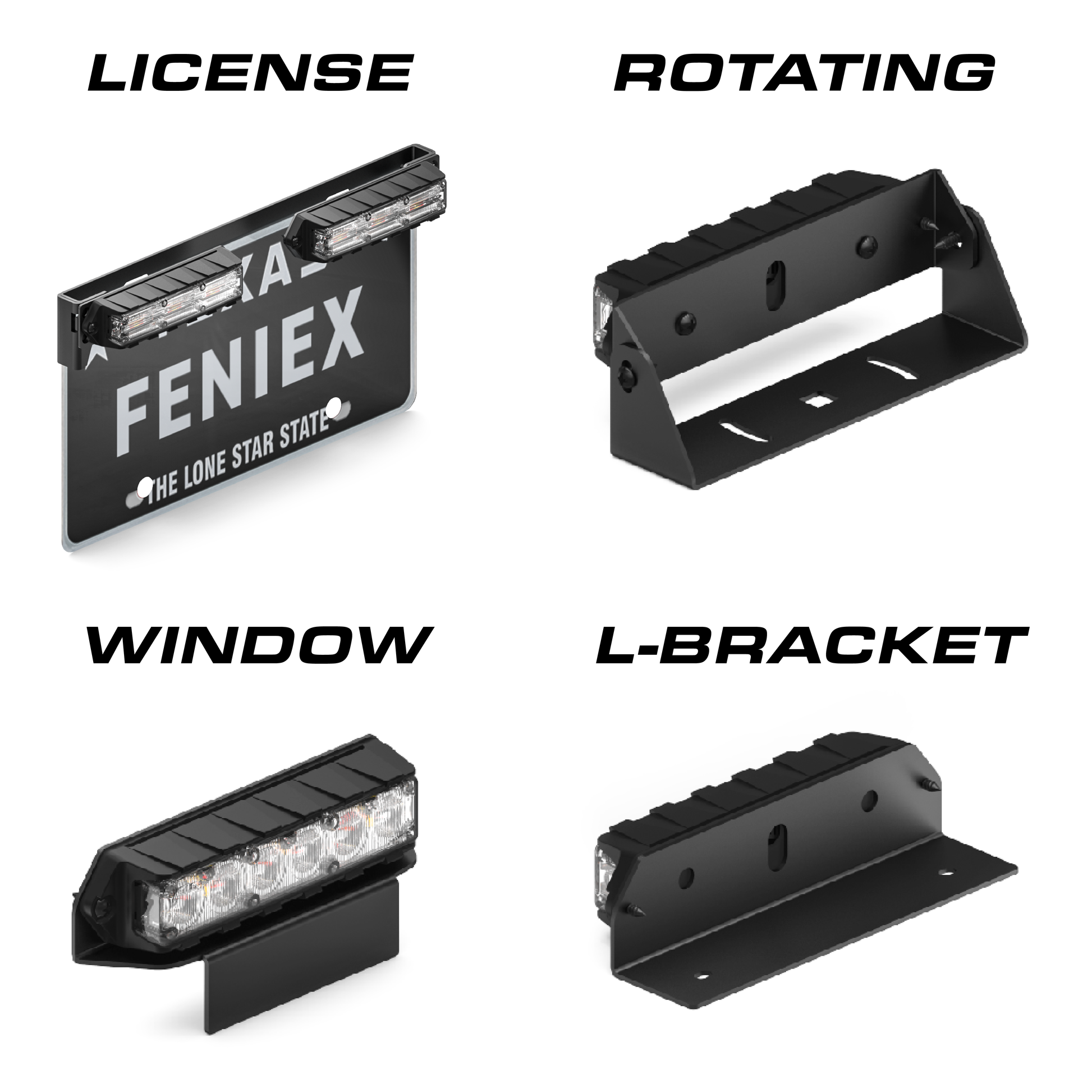 Feniex Q-Flat-Surface Mount