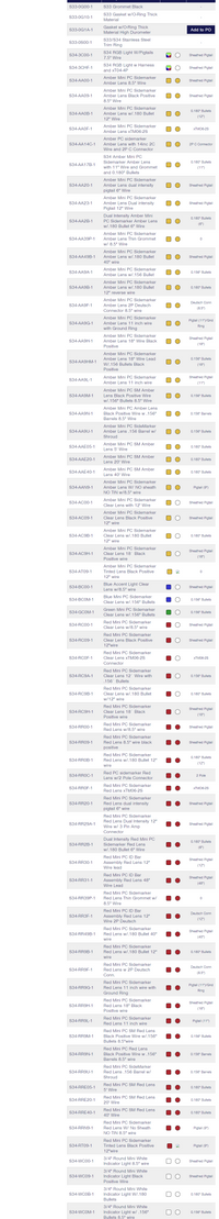 TecNiq S34 : PC/P2 Rated Miniature Side Marker