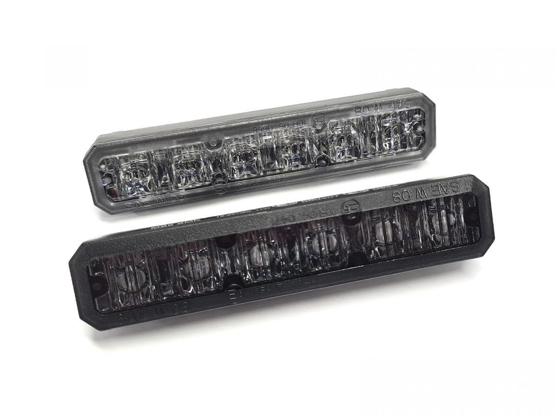 SoundOff 12 LED 3" Corner Module for mpower® Exterior Lightbar, Stealth Lens