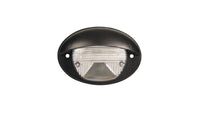 LED Curb/Entry Light (interior or exterior use), 10-30V, ADA 1192.31 compliant, (Kentucky Specifications) IP67, - Black Housing, Clear Lens/White LEDs