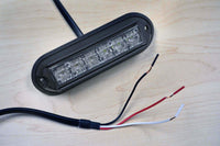 LED Curb/Entry Light (interior or exterior use), 10-30V, ADA 1192.31 compliant, (Kentucky Specifications) IP67, - Black Housing, Clear Lens/White LEDs